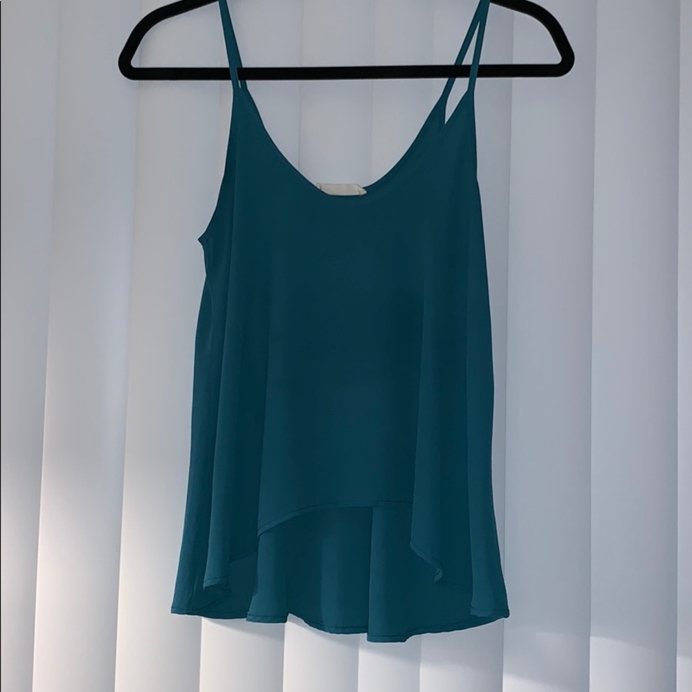 Green tank top